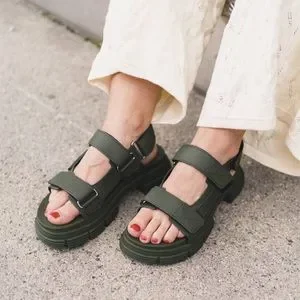 Ganni | Shoes | New Ganni Recycled Rubber Sandals | Poshmark